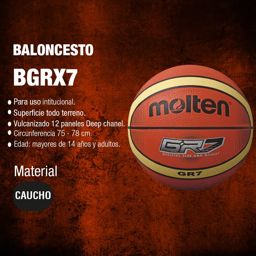 Balón de Baloncesto Molten BGRX Exterior