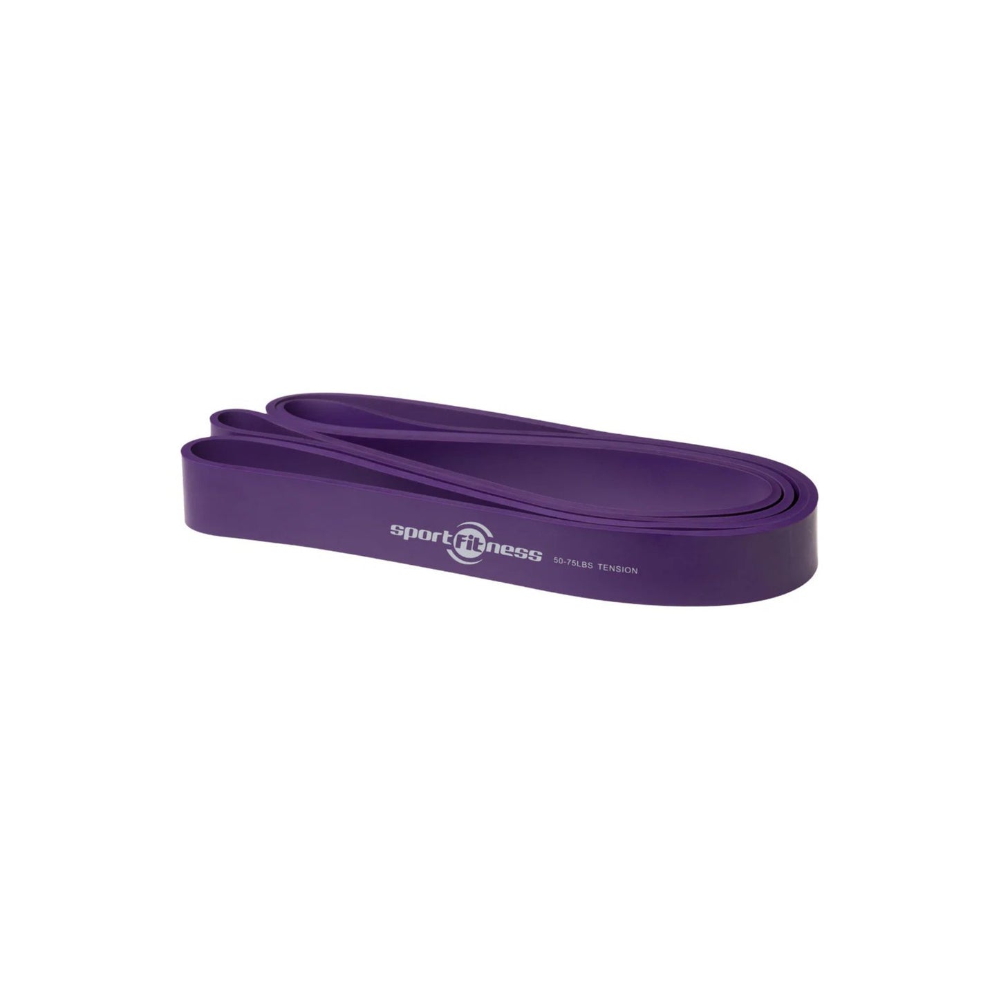 Banda Elástica de Poder Sportfitness Morada (32mm) - Resistencia Alta