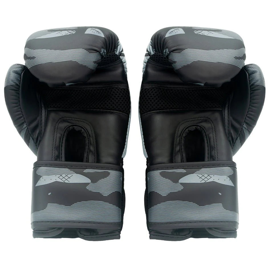 Guantes de boxeo Miyagi MX172 negro y gris, par completo