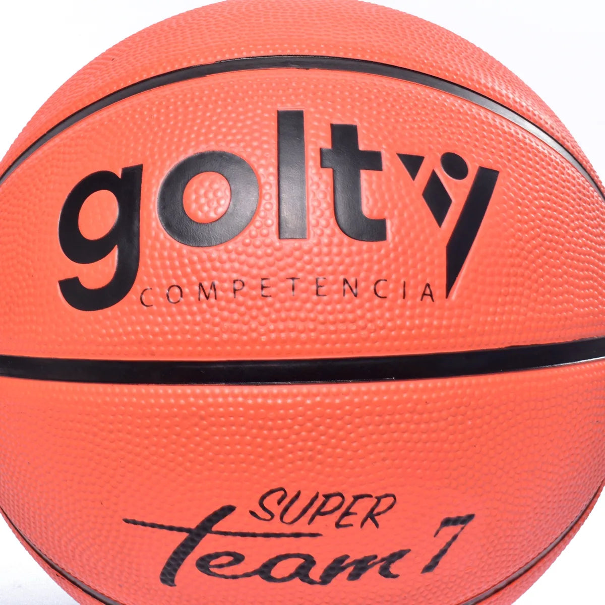 Balón de baloncesto Golty Super Team No. 7, vista posterior