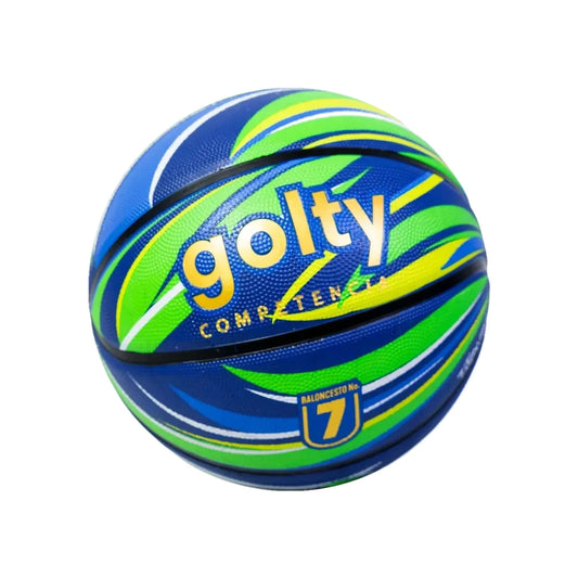 Balón de Baloncesto Golty Tributo No.7 Verde/Azul