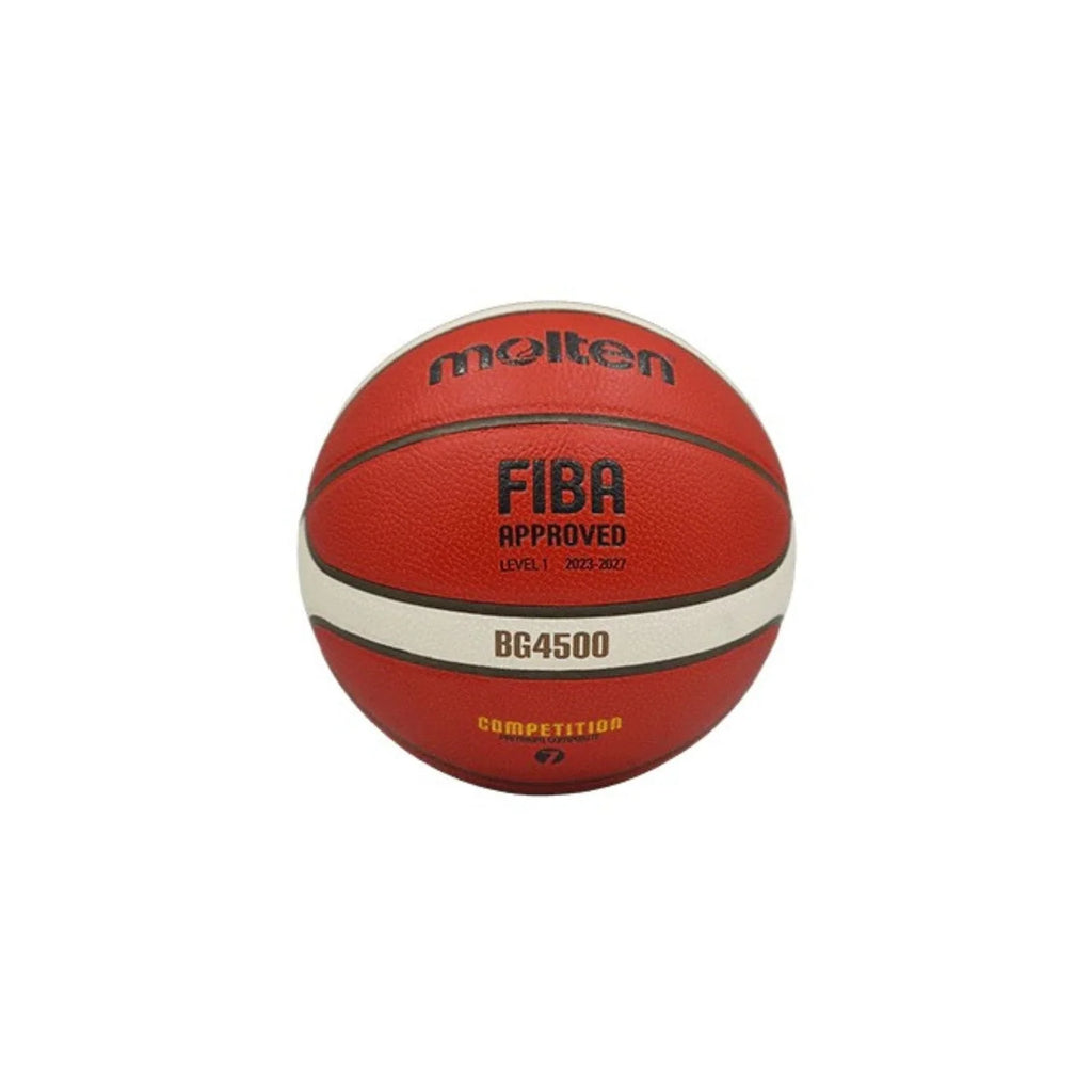Balón de baloncesto Molten BG4500, detalle del logo Molten