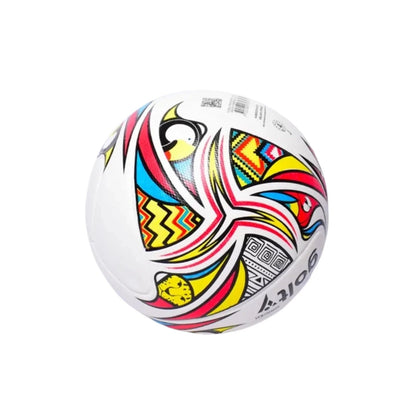 Balón de fútbol Golty Origen No. 5, detalle de la superficie y costuras