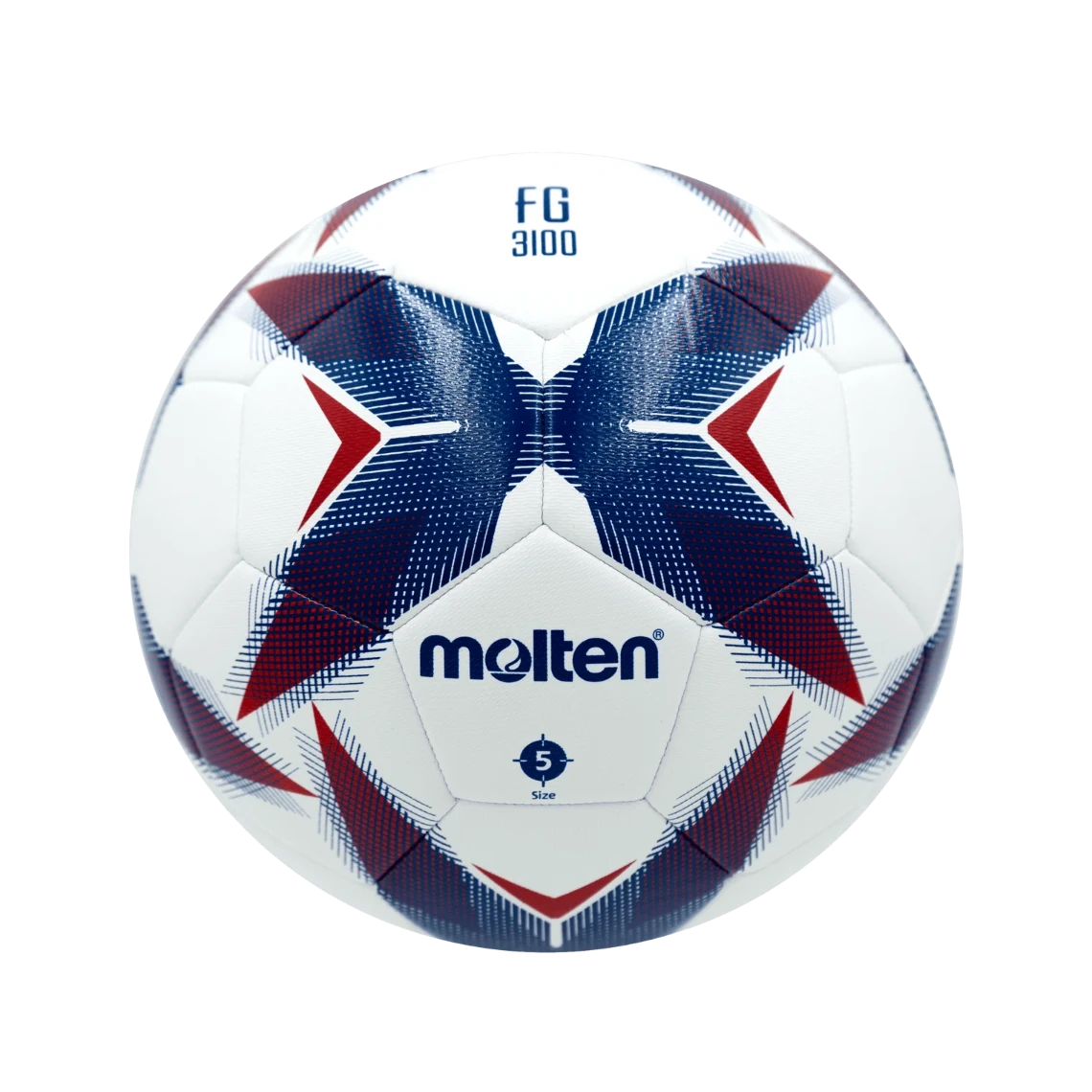 Balón de fútbol Molten FR3101 híbrido No. 5, vista frontal