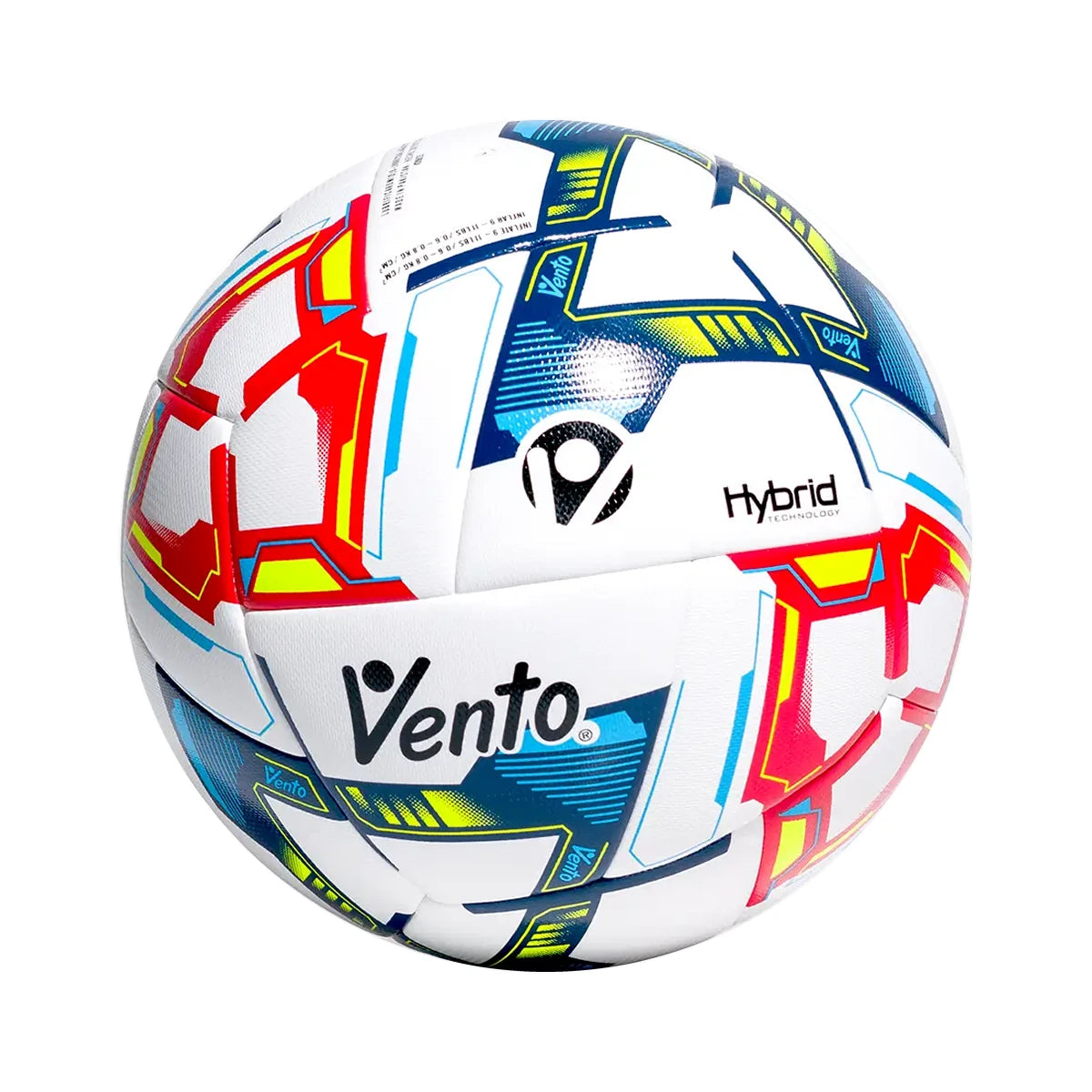 Balón de fútbol Vento Pro Híbrido, diseño azul, vista 2