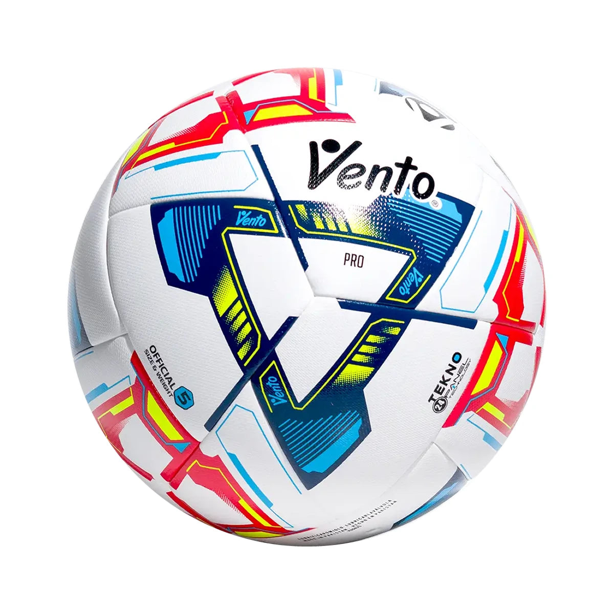 Balón de fútbol Vento Pro Híbrido, diseño azul, vista 4