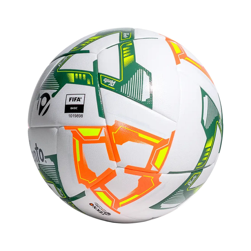 Balón de fútbol Vento Pro Híbrido, diseño verde, vista 3