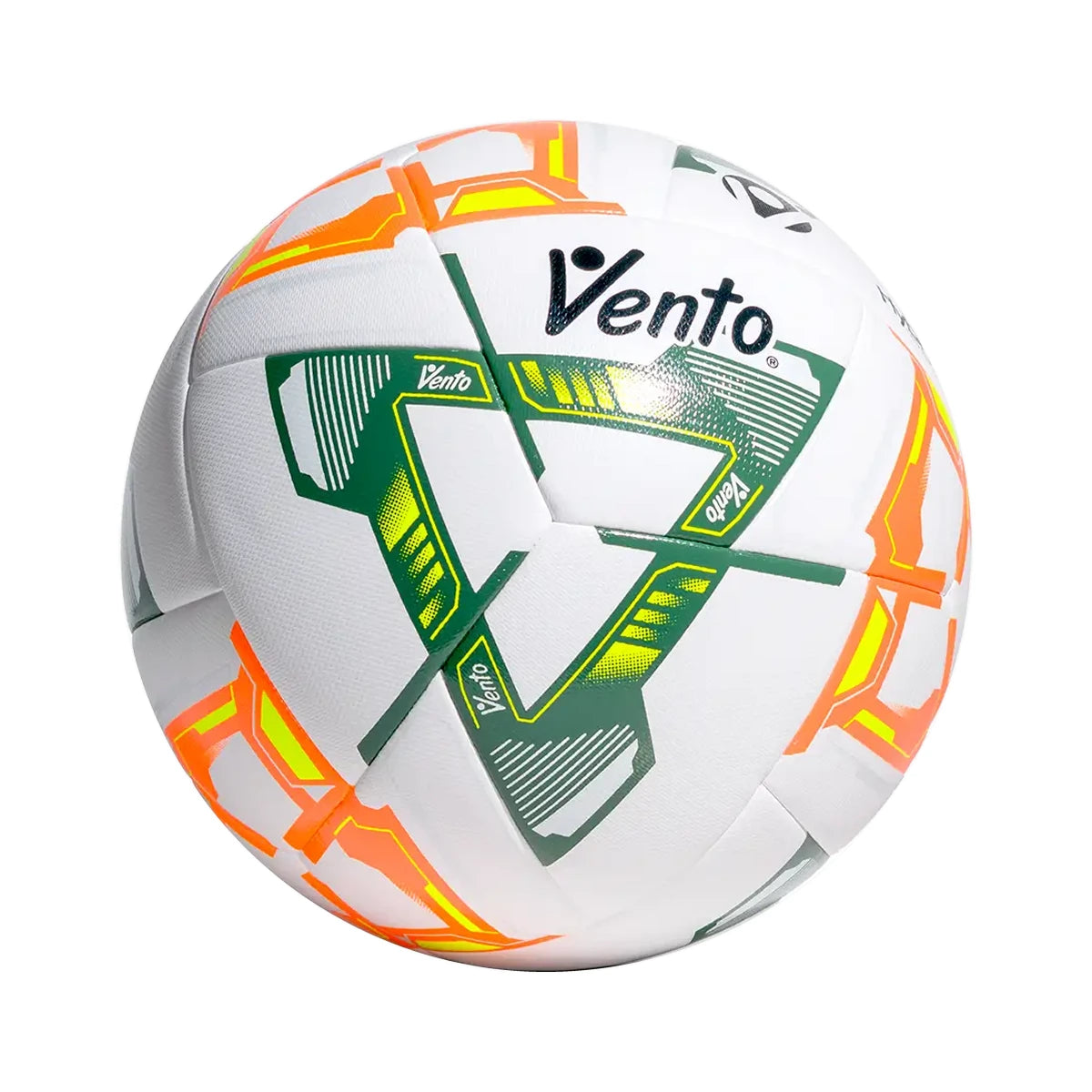 Balón de fútbol Vento Pro Híbrido, diseño verde, vista 4