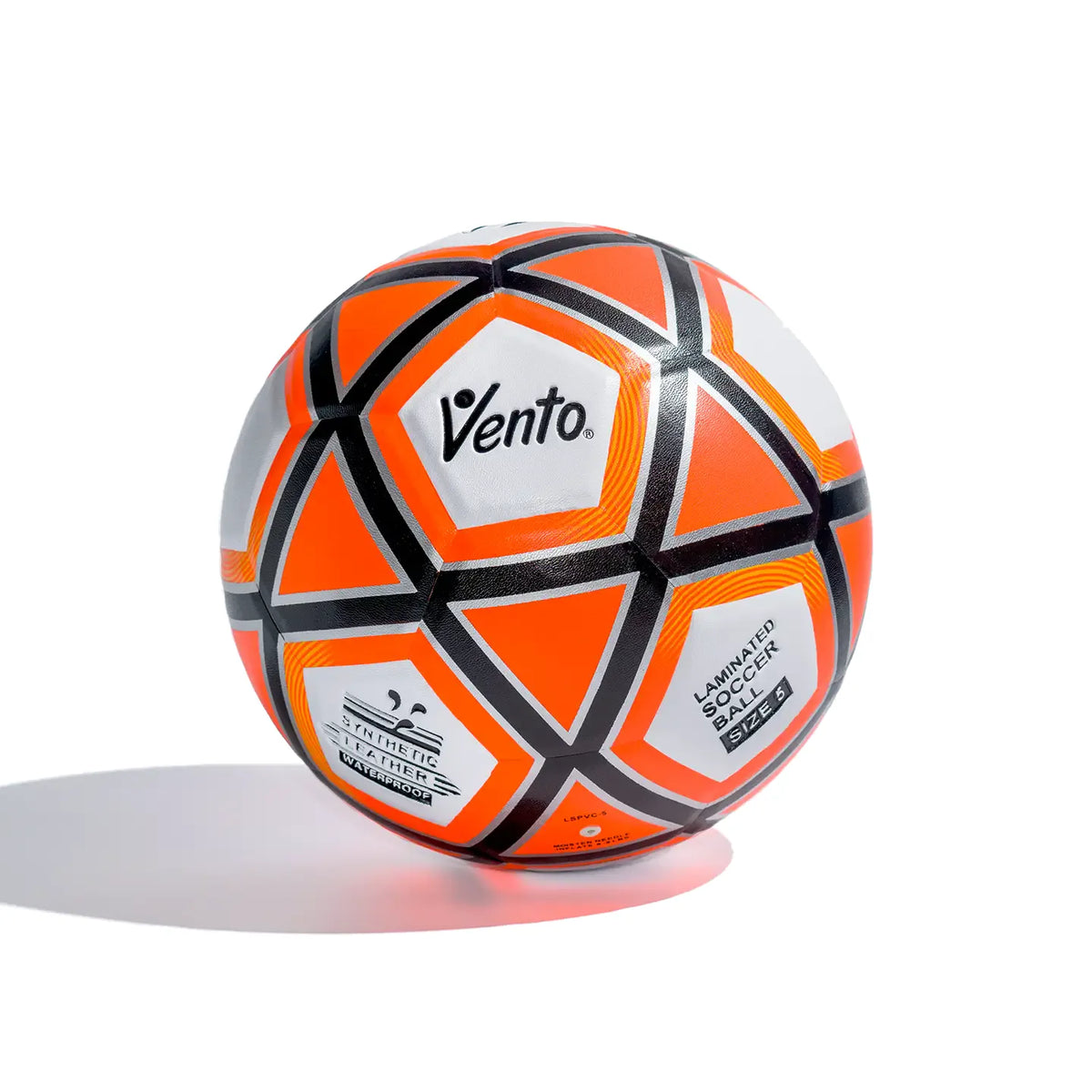 Balón de Fútbol Vento PVC Axis color naranja