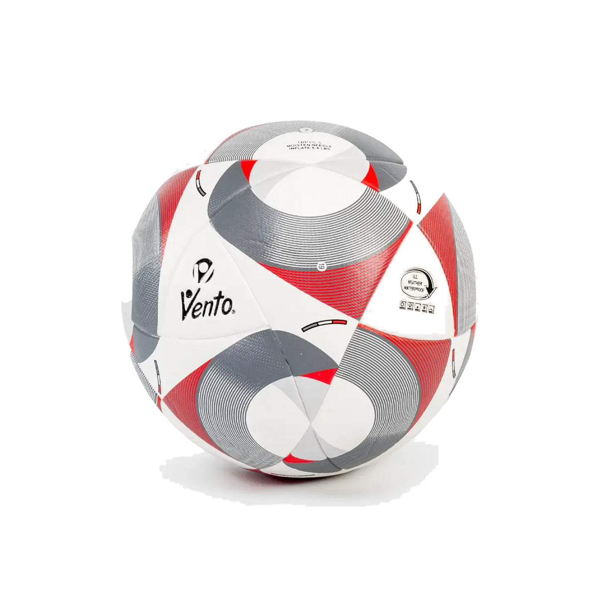 Balón de Fútbol Vento Thermobonded Lines No. 5 color rojo
