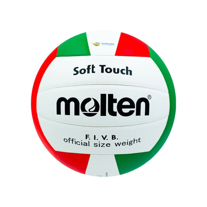 Balón de Voleibol Molten V58SLC No. 5 - Tecnología Soft Touch de Suavidad Superior