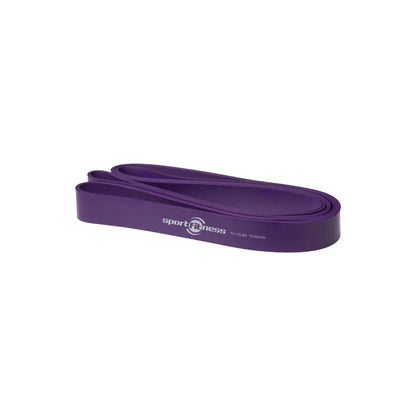 Banda Elástica de Poder Sportfitness Morada (32mm) - Resistencia Alta