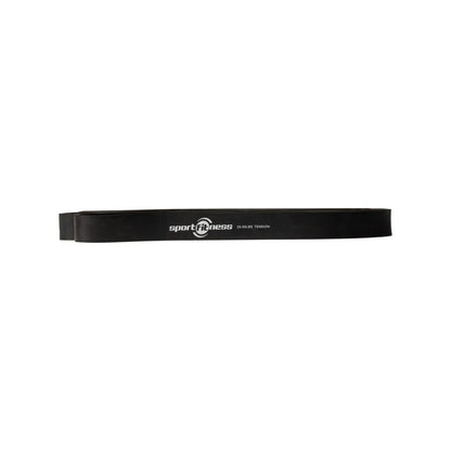 Banda Elástica de Poder Sportfitness Negra (22mm) - Resistencia Media