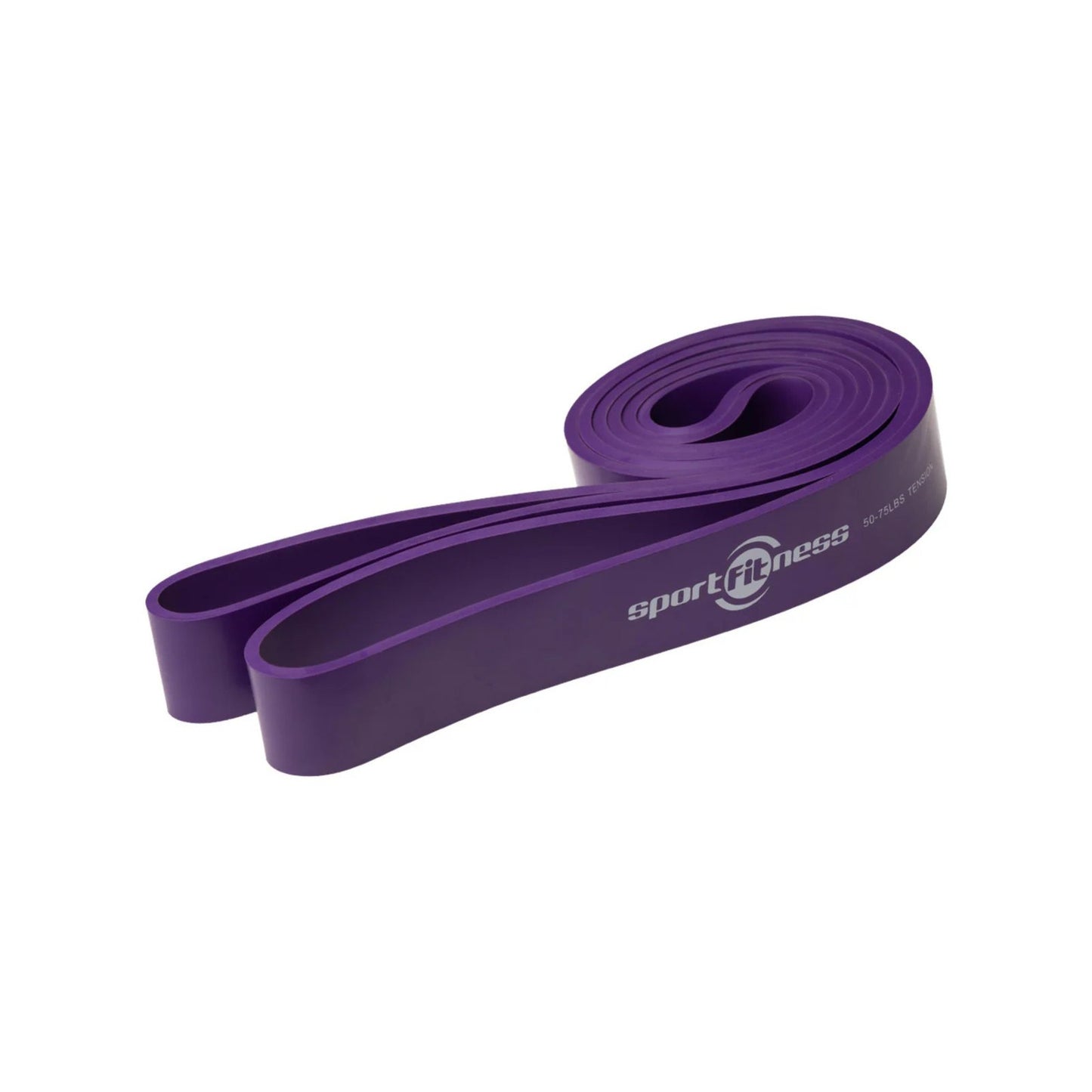 Banda Elástica de Poder Sportfitness Morada (32mm) - Resistencia Alta