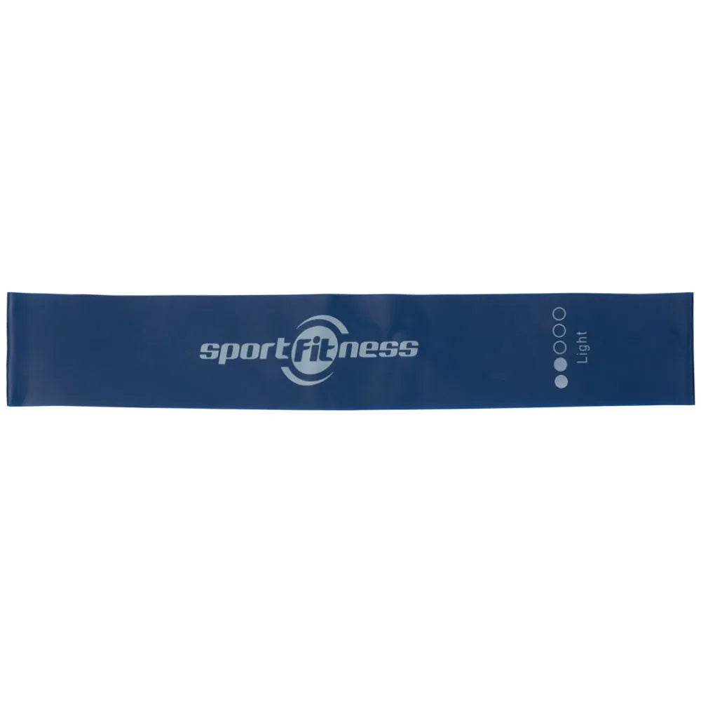 Banda elástica azul de 15 libras, resistencia suave, del set x5 SportFitness