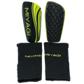 Canillera de fútbol Miyagi Thunder M2103-03, pantorrillera con protección completa