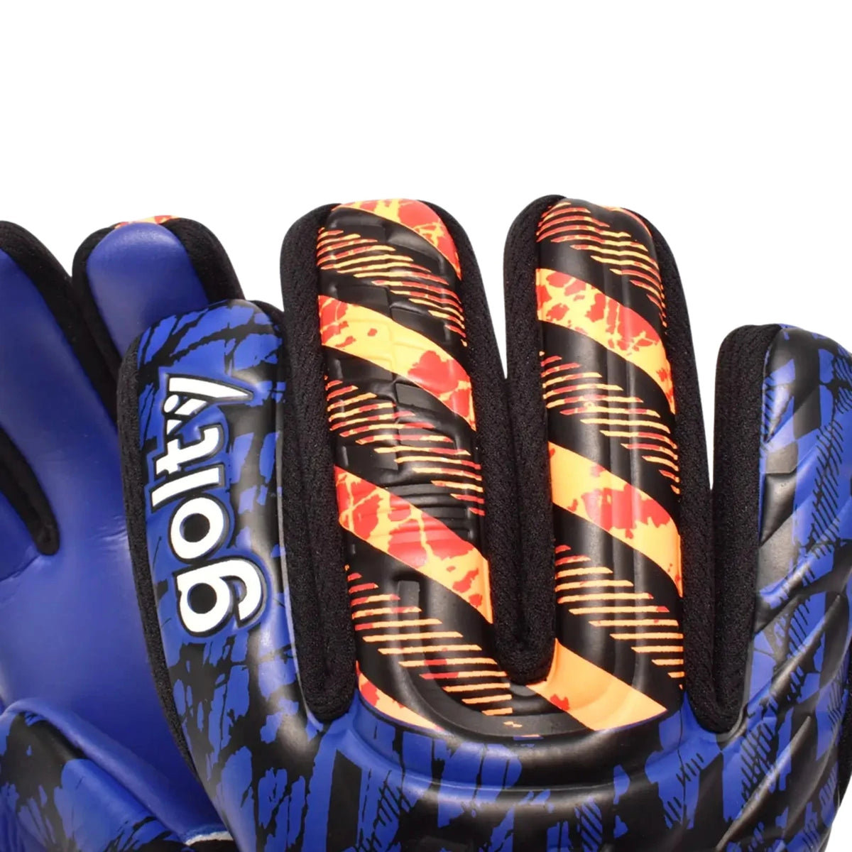 Guantes de arquero Golty Hyperfaster, detalle de los dedos y costuras