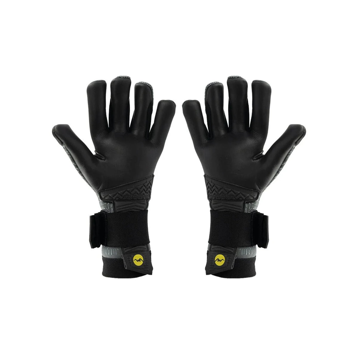 Guantes de arquero Miyagi Pro Meslier MG016, detalle del logo Miyagi