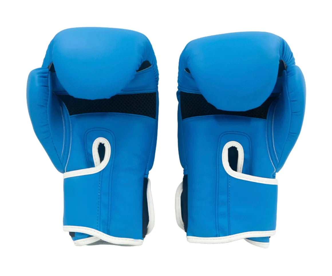 Guantes de boxeo Khanpro K801, puño cerrado, vista de ataque