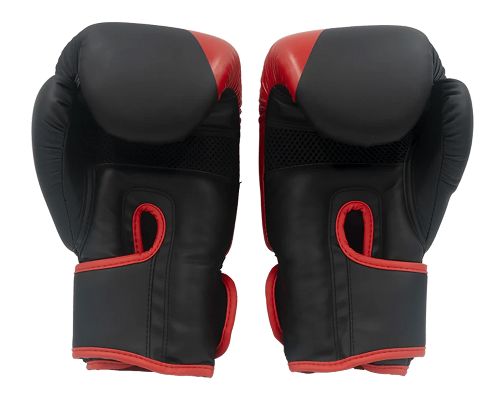 Guantes de boxeo Khanpro K802, puño cerrado, vista de ataque