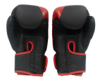 Guantes de boxeo Khanpro K802, puño cerrado, vista de ataque