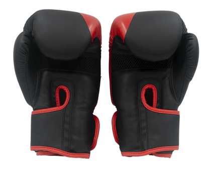 Guantes de boxeo Khanpro K802, puño cerrado, vista de ataque