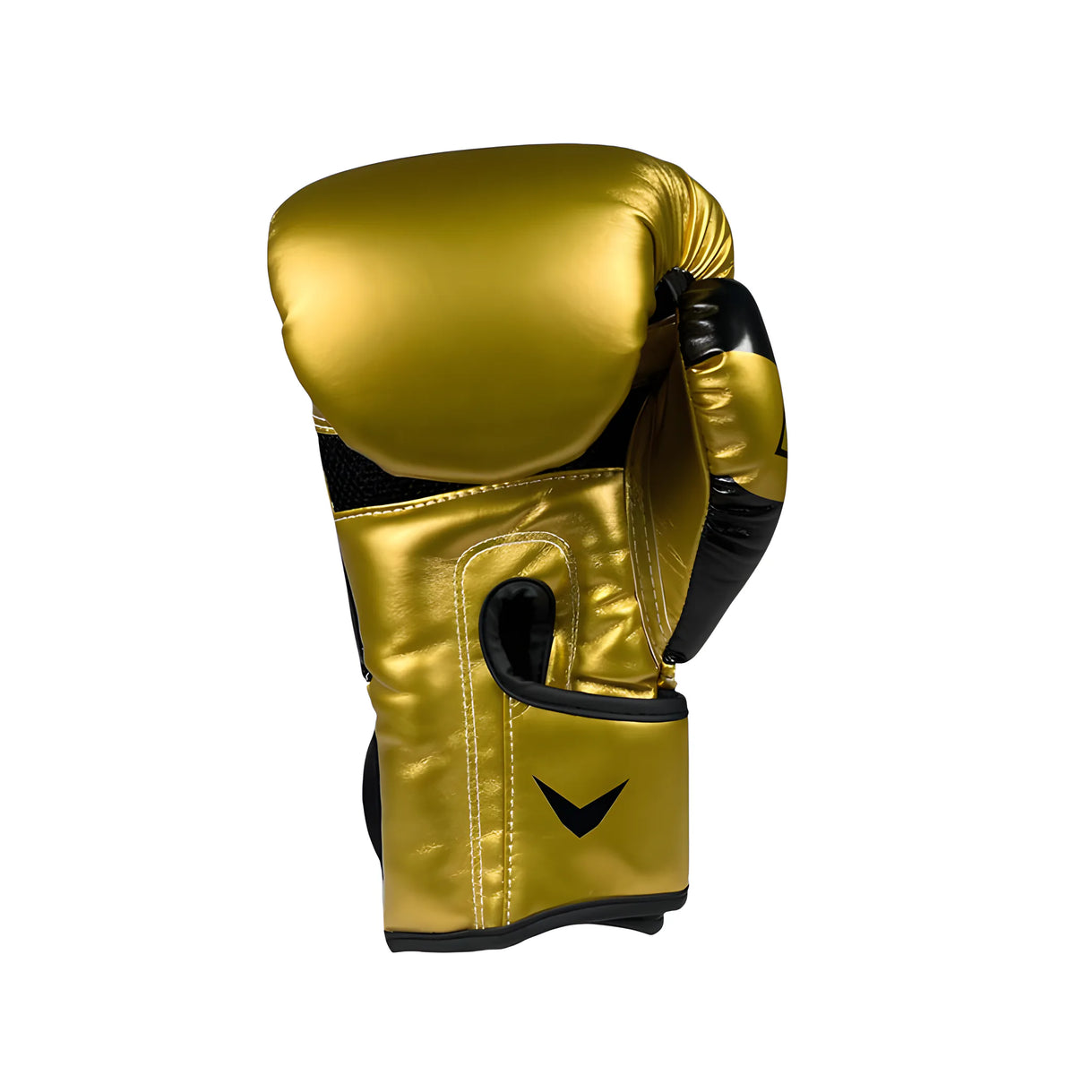 Guantes de boxeo Legión Exclusive Dorado-Negro, vista trasera del puño