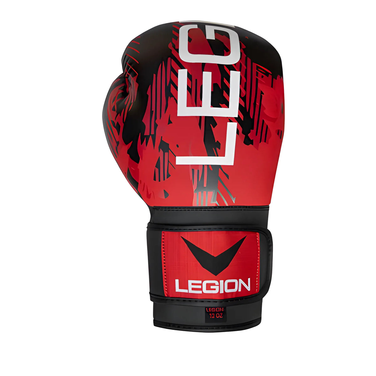 Guantes de boxeo Legión Warriors Collection Rojo-Negro, detalle de la palma