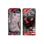 Guantes de boxeo Legión Warriors Collection Rojo-Negro, vista trasera del puño