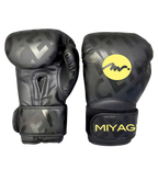 Guantes de boxeo Miyagi MX173 de alto rendimiento, vista frontal