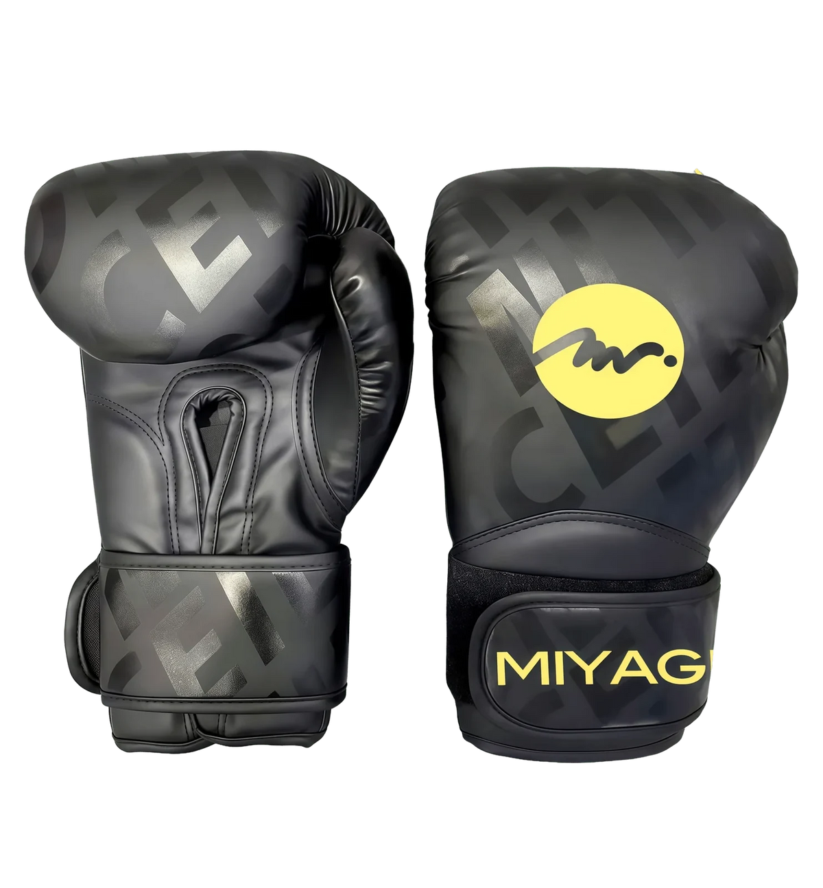 Guantes de boxeo Miyagi MX173 de alto rendimiento, vista frontal