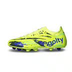 Guayo de fútbol Golty New Bio Flex Flyknit color verde, vista lateral