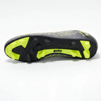 Guayo de fútbol Golty New Future Flyknit color negro y verde, vista superior
