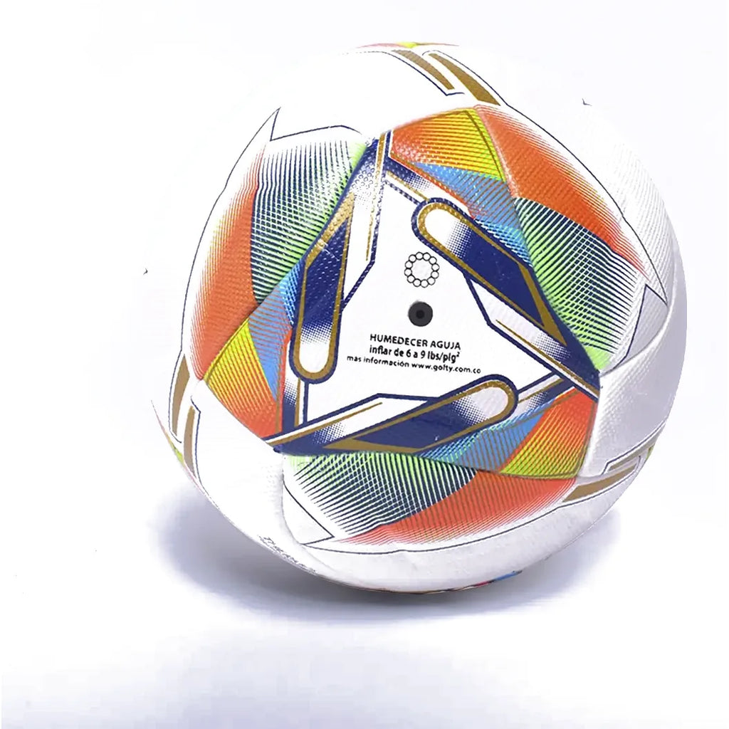 Balón de fútbol sala Golty Latir Thermobonded, detalle del logo Golty