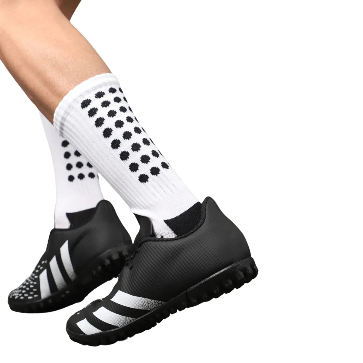 Medias antideslizantes de fútbol Jogo, detalle de las costuras planas