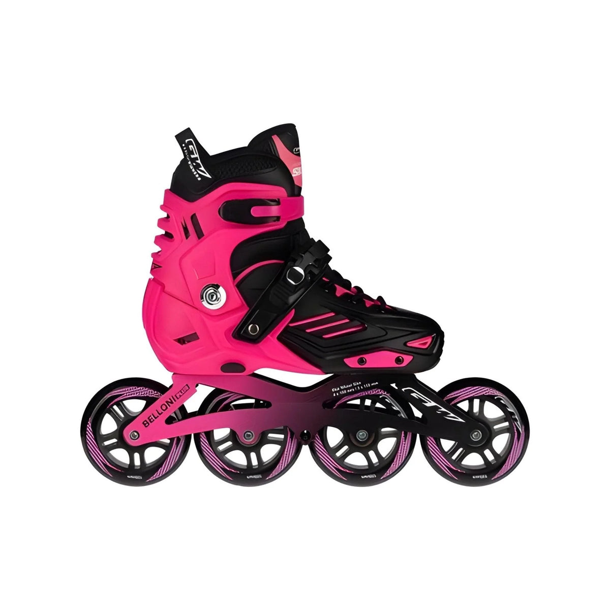 Patines GW Belloni Plus en línea ajustables, vista frontal