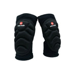 Rodillera de voleibol Miyagi MKP002, detalle del acolchado y ajuste