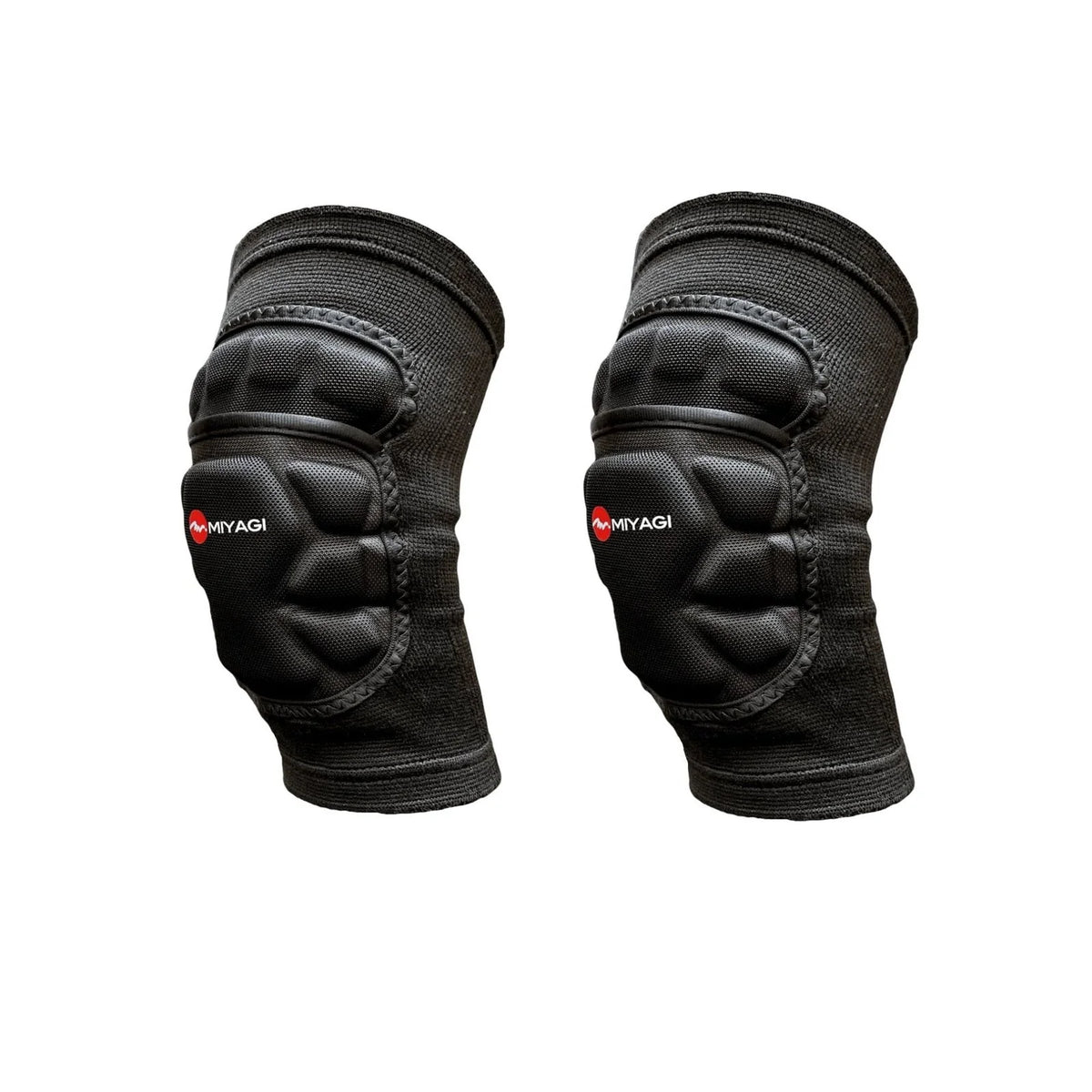 Rodillera nylon termoformada Miyagi M6764, protección deportiva para voleibol, par completo