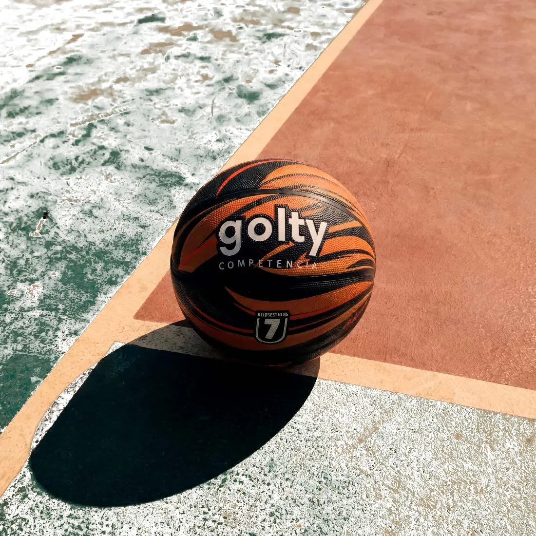 Balón de Baloncesto Golty Tributo No.7 Naranja/Negro