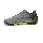 Zapatilla torretín de fútbol Golty New Future Flyknit color negro y verde, vista superior